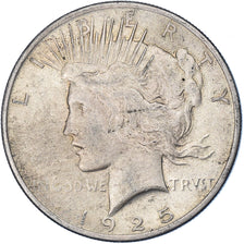 United States, Dollar, Peace Dollar, 1925, Philadelphia, Silver, VF(30-35)