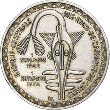 West African States, 500 Francs, 1972, Silver, AU(55-58), KM:7