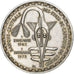 West African States, 500 Francs, 1972, Silver, AU(55-58), KM:7