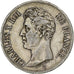 France, Charles X, 5 Francs, 1825, Paris, Silver, VF(30-35), Gadoury:643