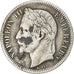 Moeda, França, 1 Franc, 1866, Paris, VF(30-35), Prata, KM:806.1, Gadoury:463