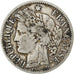 Moneda, Francia, Cérès, 2 Francs, 1881, Paris, BC+, Plata, KM:817.1
