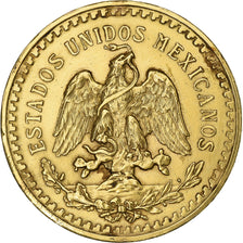 México, Module de 50 Pesos, 1943, Mexico City, Oro, MBC+, KM:482