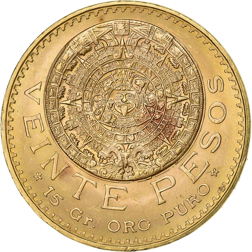 Moneta, Messico, 20 Pesos, 1959, Mexico City, SPL-, Oro, KM:478