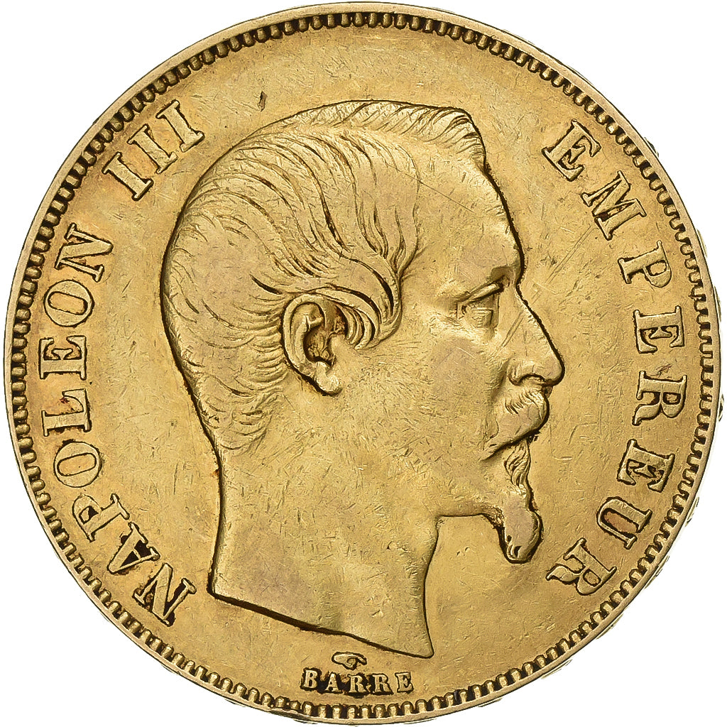Frankreich, Napoleon III, 50 Francs, 1859, Paris, Gold, SS+, Gadoury:1111