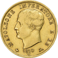 Italian States, KINGDOM OF NAPOLEON, Napoleon I, 40 Lire, 1808, Milan, Gold