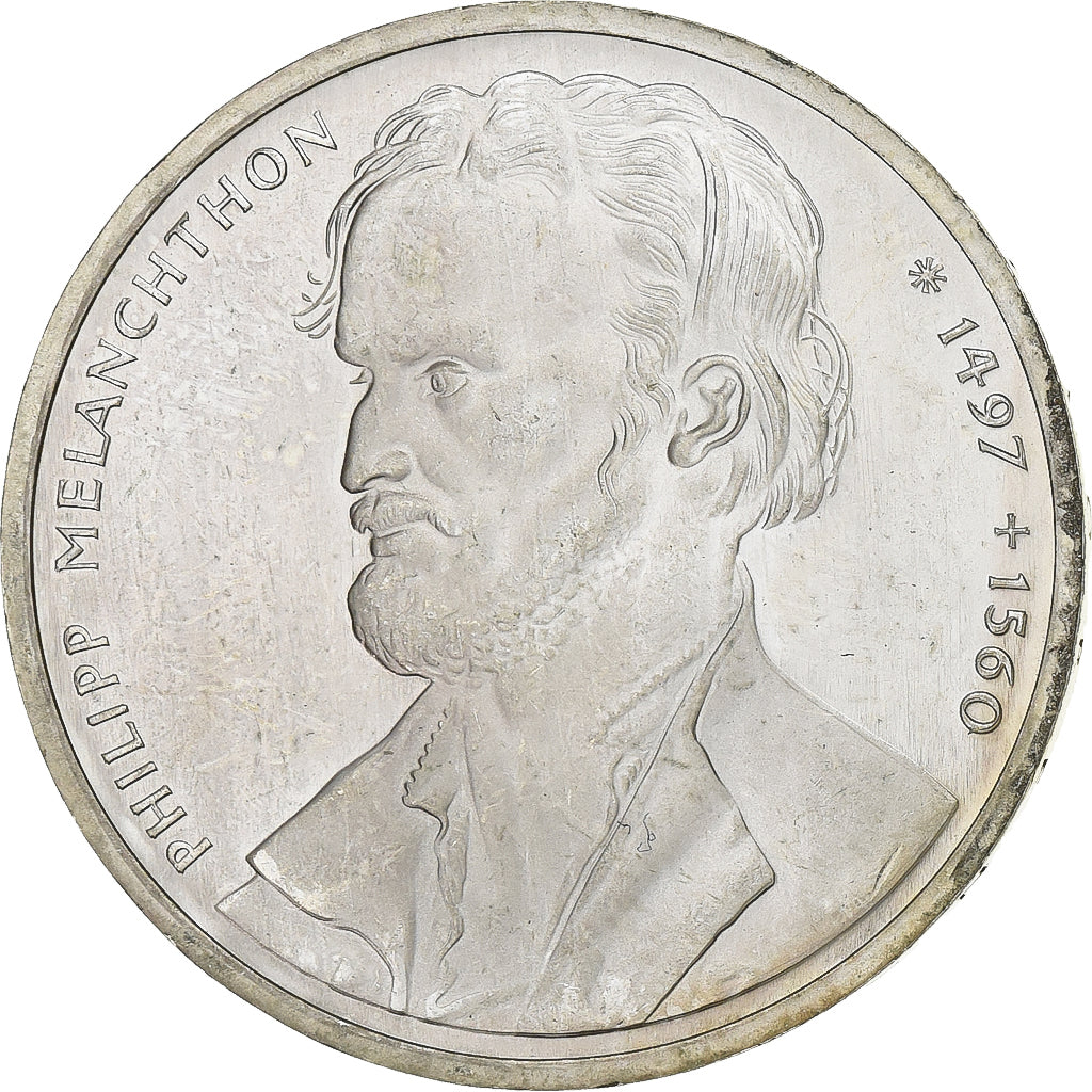 Monnaie, République fédérale allemande, 10 Mark, 1997, Hambourg, SPL, Argent