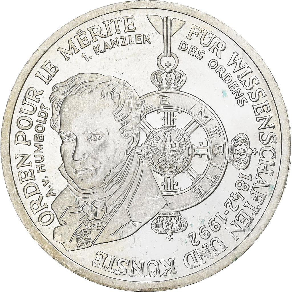 Monnaie, République fédérale allemande, 10 Mark, 1992, Munich, Germany, SPL