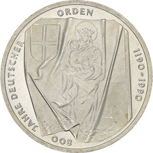 Federal Republic of Germany, 10 Mark, 1990, Hamburg, Silver, MS(63), KM:176