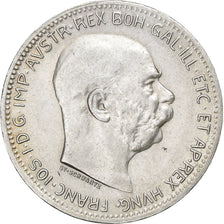 Hongarije, Franz Joseph I, Korona, 1915, Kormoczbanya, Zilver, PR, KM:492