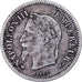 Coin, France, Napoleon III, 20 Centimes, 1867, Strasbourg, EF(40-45), Silver
