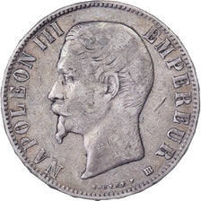 Coin, France, Napoleon III, Napoléon III, 5 Francs, 1856, Strasbourg
