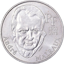 France, 100 Francs, André Malraux, 1997, Argent, TTB+, KM:1188