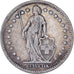 Coin, Switzerland, 2 Francs, 1874, Bern, VF(30-35), Silver, KM:21