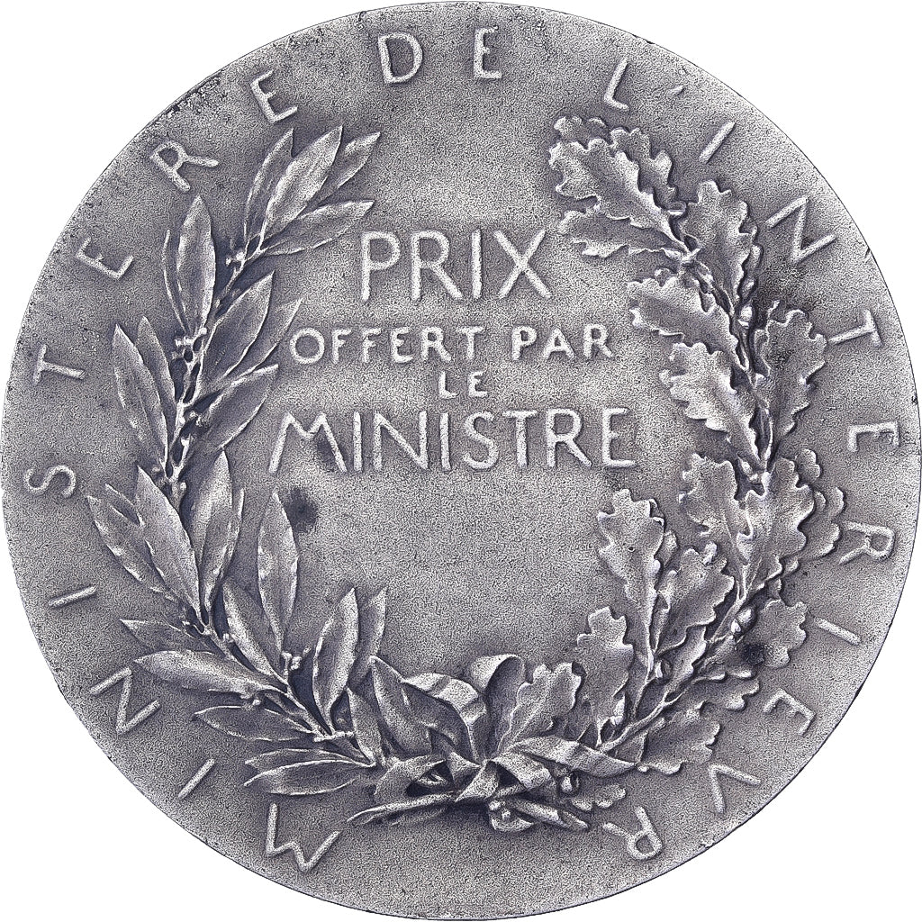 France, Médaille, Prix Offert par le Ministre de l'Intérieur, Roty, TTB+