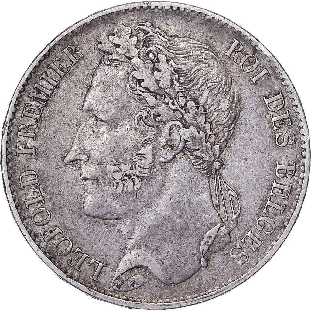 Munten, België, Leopold I, 5 Francs, 5 Frank, 1849, Brussels, ZF, Zilver