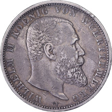 German States, WURTTEMBERG, Wilhelm II, 5 Mark, 1902, Freudenstadt, Silver
