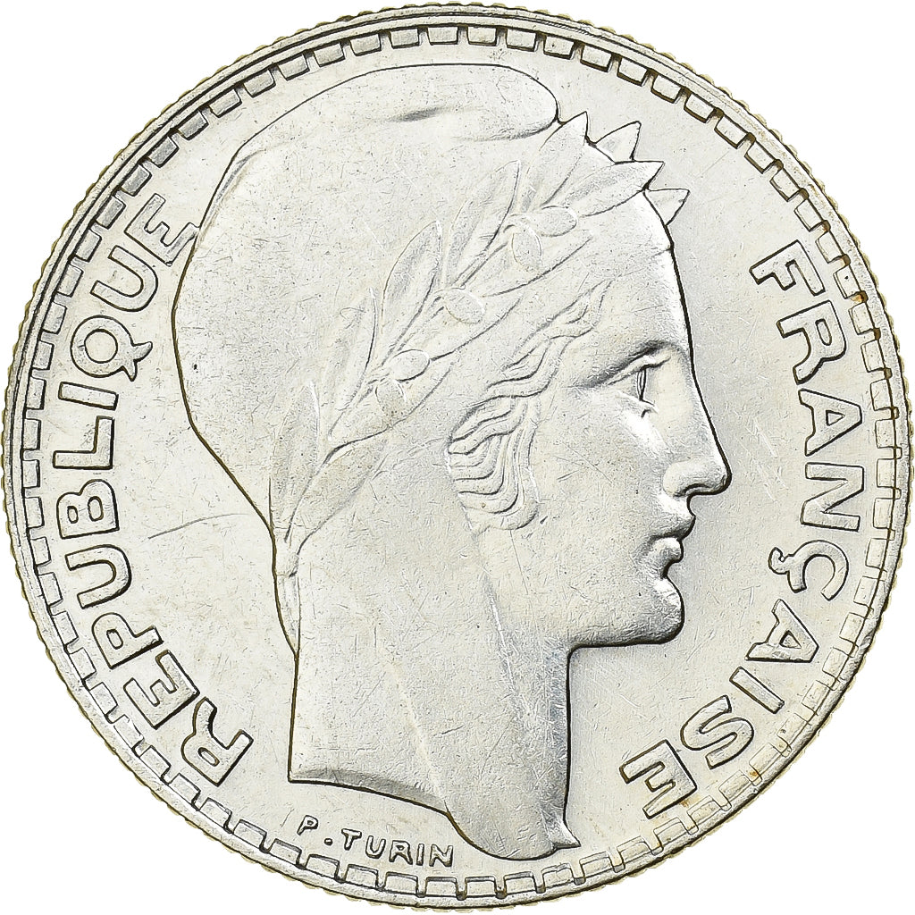 Münze, Frankreich, 10 Francs, 1938, Paris, VZ+, Silber, KM:878, Gadoury:801