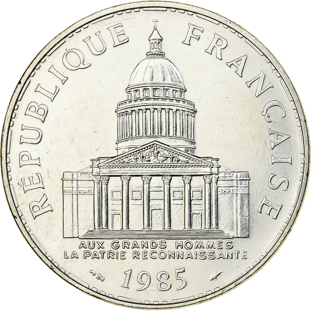 France, Panthéon, 100 Francs, 1985, Paris, MS(60-62), Silver, KM:951.1