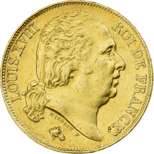 Munten, Frankrijk, Louis XVIII, Louis XVIII, 20 Francs, 1817, Perpignan, ZF