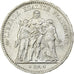 France, Hercule, 5 Francs, 1875, Paris, TTB+, Argent, KM:820.1, Gadoury:745a