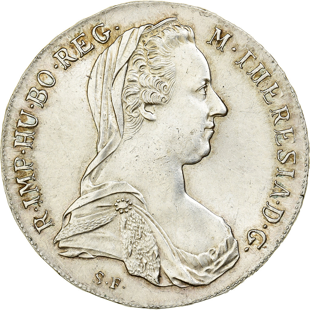 Austria, Maria Theresa, Thaler, 1780, Vienna, Restrike, Argento, SPL