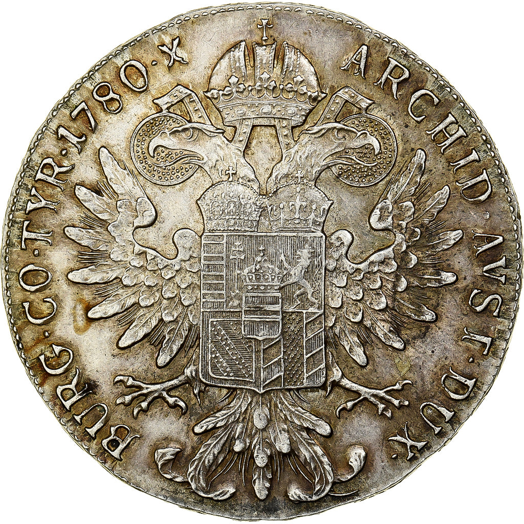 Austria, Maria Theresa, Thaler, 1780, Vienna, Restrike, Argento, SPL