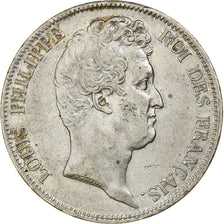 Francia, Louis-Philippe, 5 Francs, 1830, Lille, BB, Argento, KM:735.13, Gadou...