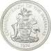 Bahamas, Elizabeth II, 5 Dollars, 1974, Franklin Mint, FS, Argento, FDC