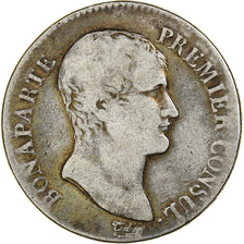 Francia, Napoléon Bonaparte, 5 Francs, An 12, Plata, BC, Gadoury:577