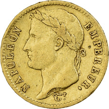 Francia, Napoleon I, 20 Francs, 1813, Paris, Oro, MBC+, Gadoury:1025, KM:695.1