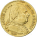 France, Louis XVIII, 20 Francs, 1814, Paris, Gold, AU(55-58), Gadoury:1026