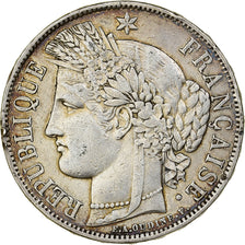 France, Cérès, 5 Francs, 1870, Paris, VF(30-35), Silver, KM:818.1