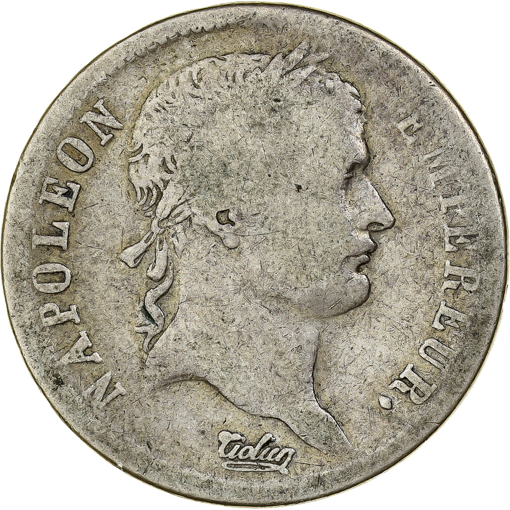Francja, 2 Francs, 1811, Limoges, Napoléon Ier tête laurée, Srebro
