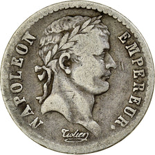 Francia, 1/2 Franc, Napoléon I, 1810, Rouen, Plata, BC+, Gadoury:399, KM:691.2