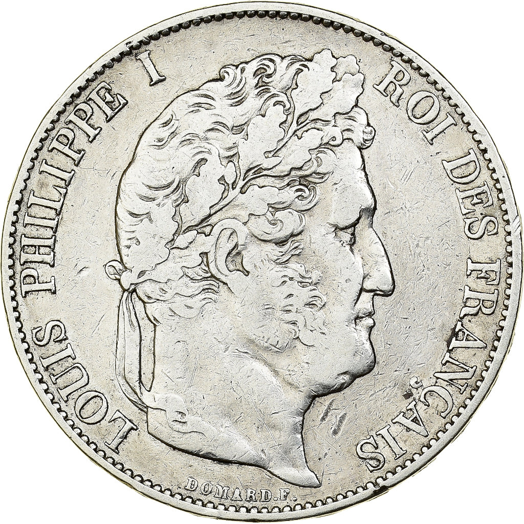 FRANCE, Louis-Philippe, 5 Francs, 1846, Lille, KM #749.13, VF(30-35), Silver,...