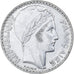Francja, 20 Francs, Turin, 1938, Paris, Srebro, AU(55-58), Gadoury:852, KM:879