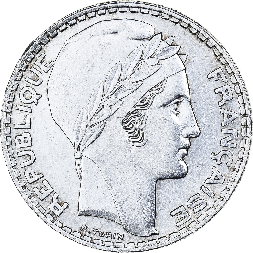 Moneta, Francia, Turin, 20 Francs, 1934, Paris, SPL-, Argento, KM:879