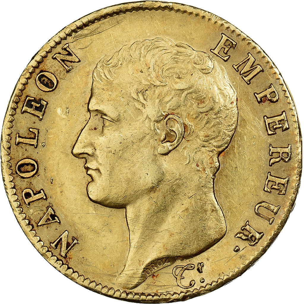 Münze, Frankreich, Napoléon I, 40 Francs, 1806, Paris, SS+, Gold, KM:675.1