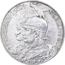 German States, PRUSSIA, Wilhelm II, 5 Mark, 1901, Berlin, Silver, AU(50-53)