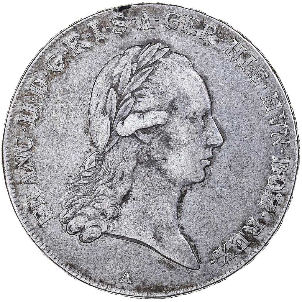 ESTADOS ITALIANOS, MUNZE OSTERREICH, Franz II, Crocione, Kronenthaler, 1793
