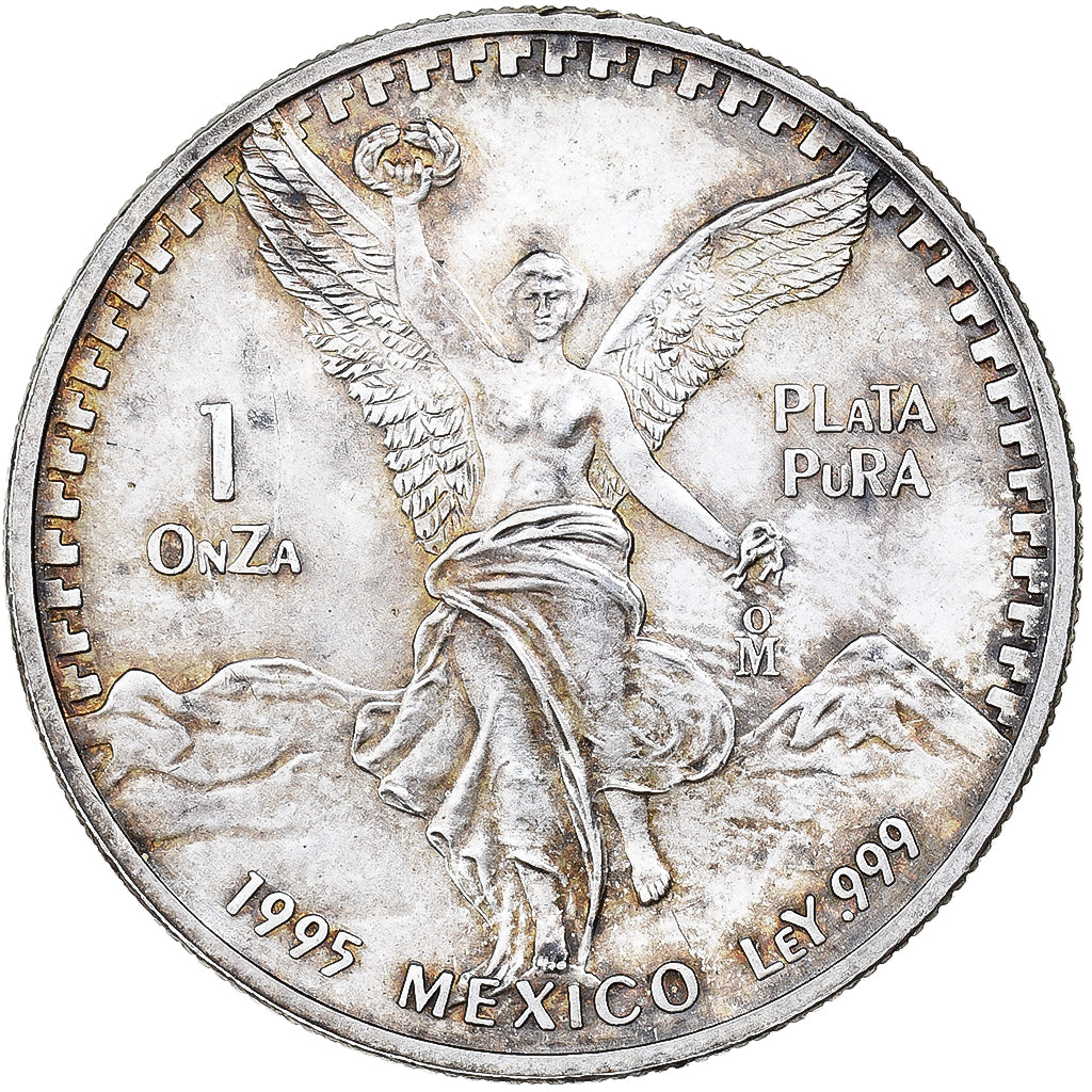 Mexique, 1 Onza, 1995, Mexico, Argent, SUP+