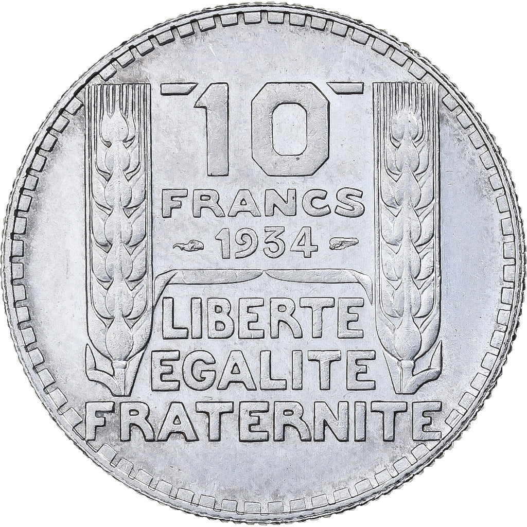 Monnaie, France, Turin, 10 Francs, 1934, Paris, TTB+, Argent, Gadoury:801