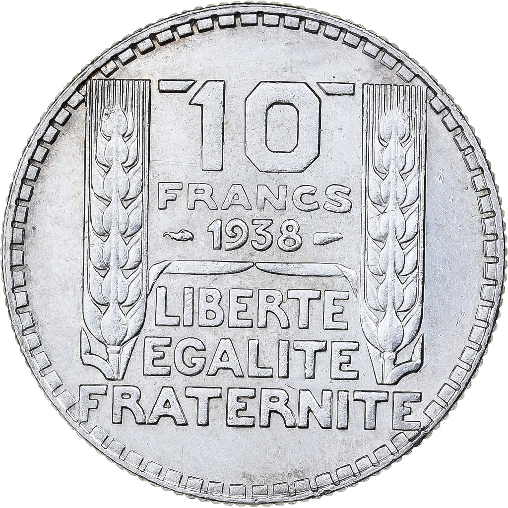 Coin, France, Turin, 10 Francs, 1938, Paris, AU(55-58), Silver, KM:878