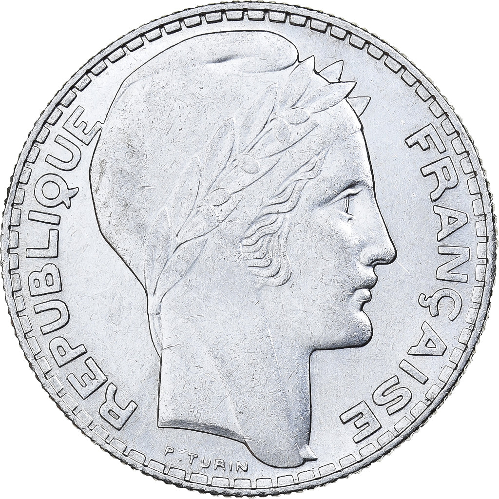 Coin, France, Turin, 10 Francs, 1938, Paris, AU(55-58), Silver, KM:878