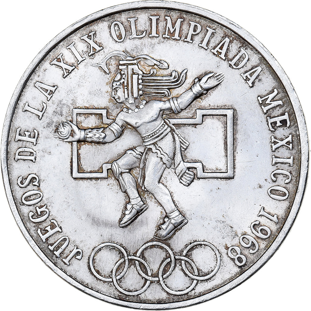 Mexico, 25 Pesos, 1968, Mexico, Silver, EF(40-45), KM:479.1
