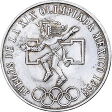Mexico, 25 Pesos, 1968, Mexico, Silver, EF(40-45), KM:479.1