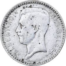 Belgium, 20 Francs, 1934, Brussels, Silver, VF(30-35)