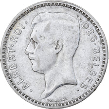 Belgium, 20 Francs, 1934, Brussels, Silver, VF(30-35)