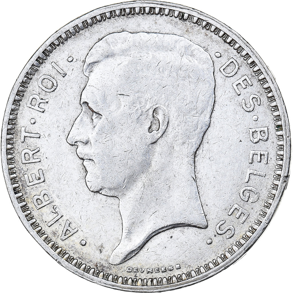 Belgien, 20 Francs, 1934, Brussels, Silber, S+